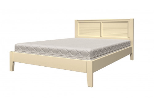 Кровать Грация 3  (слоновая кость)  + основание ортопедическое