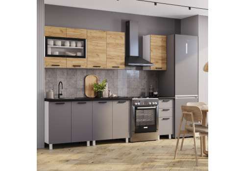 Кухня Крафт 2,0 м тип 2