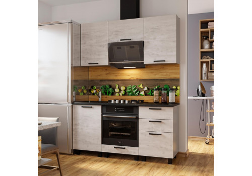 Кухня Сканди 1,6 м готовое решение