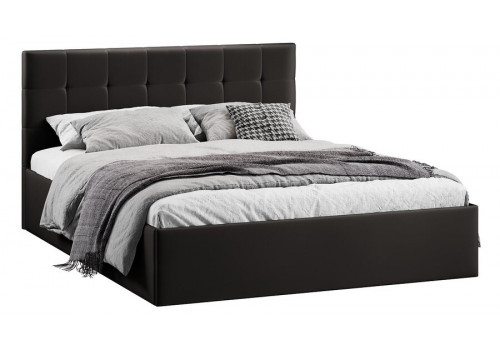 Кровать без ПМ «Джоли» Тип 1 (без подъемного механизма) Велюр Confetti Stone